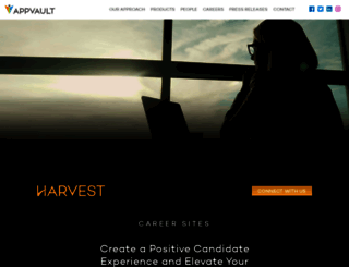 harvest.appvault.com screenshot