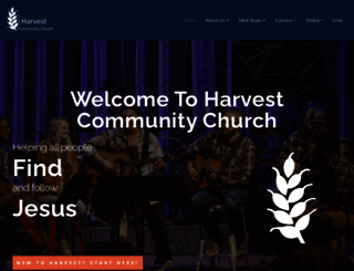 harvestcc.org screenshot