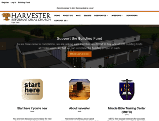 harvesterchurch.org.za screenshot