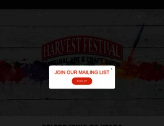 harvestfestival.com screenshot