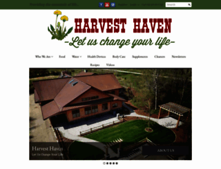 harvesthaven.com screenshot