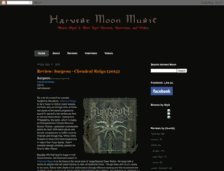 harvestmoonmusic.com screenshot