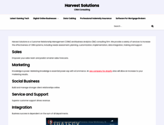 harvestsolutions.net screenshot