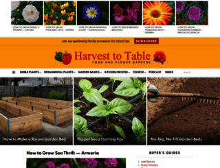 harvesttotable.com screenshot