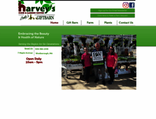harveysfarm.com screenshot