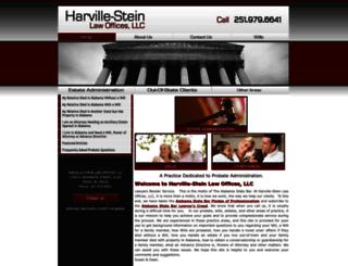 harvillesteinlawoffices.com screenshot
