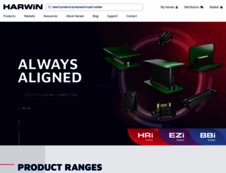 harwin.com screenshot