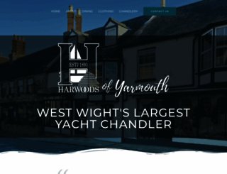 harwoods-yacht-chandlers.co.uk screenshot