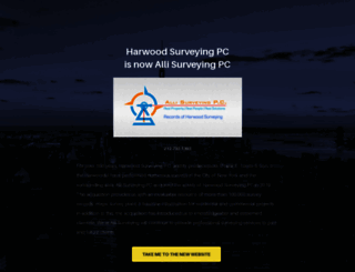 harwoodsurveying.com screenshot