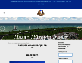 hasanhuseyininsaat.com screenshot