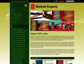 hashmiexports.in screenshot