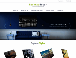 hashtagdecor.com screenshot