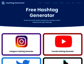 hashtaggenerator.net screenshot