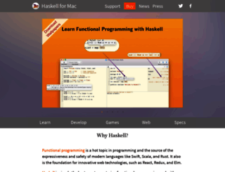 haskellformac.com screenshot