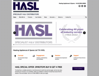 hasl.co.uk screenshot