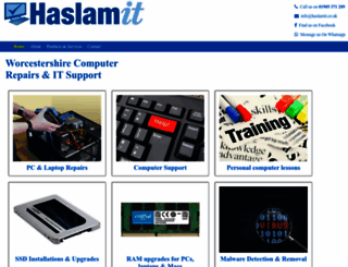 haslamit.co.uk screenshot