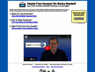 hasslefreehouses.com screenshot