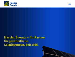 hassler-solarenergie.ch screenshot