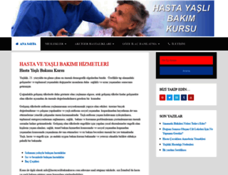 hastayaslibakimkursu.com screenshot