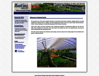 hastingplants.com screenshot