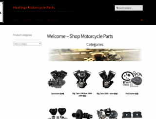 hastingsmotorcycleparts.com screenshot