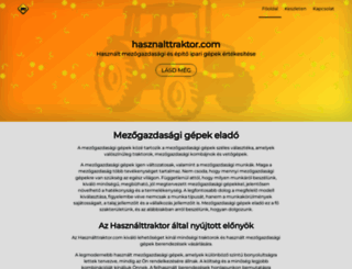 hasznalttraktor.com screenshot
