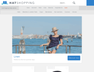 hat-shopping.com screenshot