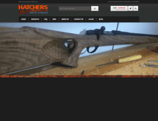 hatchersriflestocks.com.au screenshot