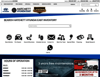 hatchetthyundaieast.com screenshot
