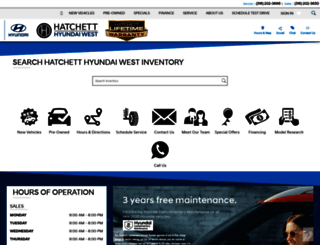 hatchetthyundaiwest.com screenshot
