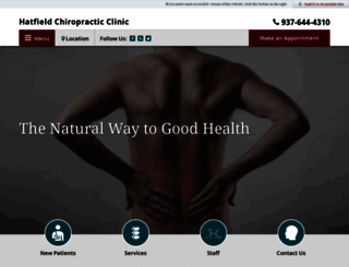 hatfieldchiropracticclinic.com screenshot