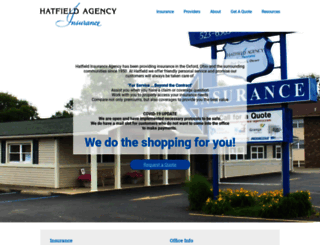 hatfieldinsurance-agency.com screenshot