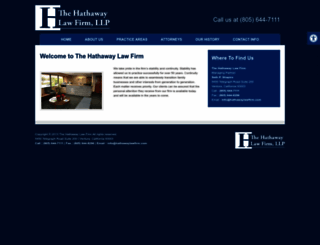 hathawaylawfirm.com screenshot
