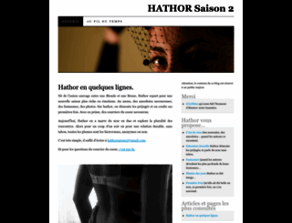 hathorsaison2.wordpress.com screenshot