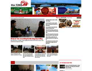 hatinh24h.com.vn screenshot