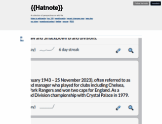 hatnote.com screenshot