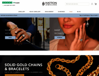 hatton-jewellers.com screenshot