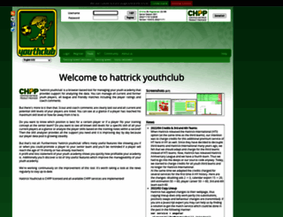 hattrick-youthclub.org screenshot