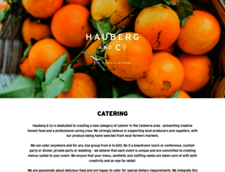 hauberg.com.au screenshot