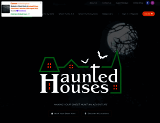 haunted-houses.co.uk screenshot