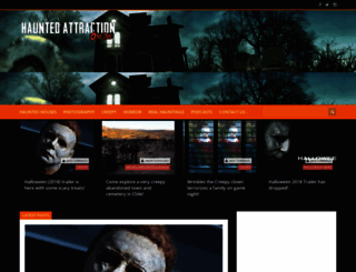 hauntedattractiononline.com screenshot