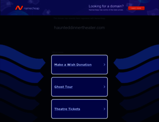 haunteddinnertheater.com screenshot