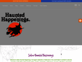 hauntedhappenings.org screenshot