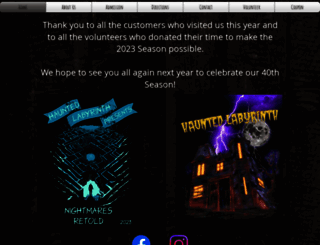 hauntedlabyrinth.com screenshot