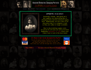 hauntedmemories.com screenshot