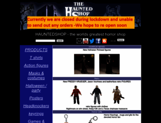 hauntedshop.co.uk screenshot