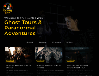 hauntedwalk.com screenshot
