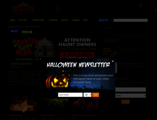 hauntersdepot.com screenshot