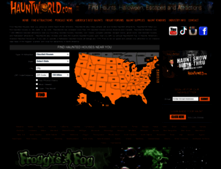 hauntworld.com screenshot