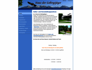 haus-der-gebirgsjaeger.de screenshot